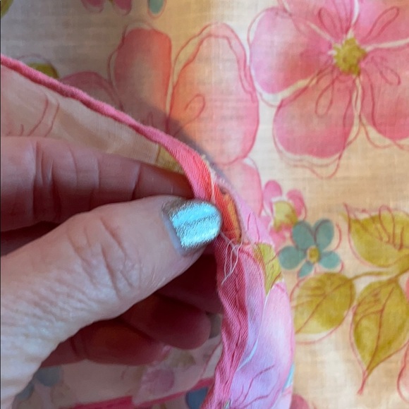 Grandma’s Apron Pink Handmade Homemade Floral - Picture 16 of 16